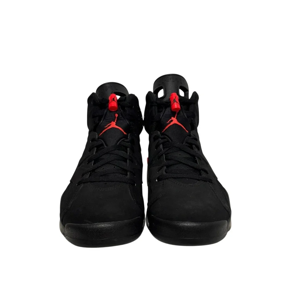 Nike Air Jordan 6 Retro Infrared 2019 Black Red Basketball Shoes 384664-060 Mens